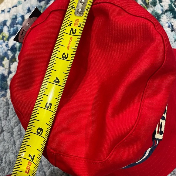 Fila Red and Blue Bucket Hat with Striped Band- Unisex (NWT) - Picture 5 of 7
